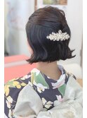 小紋お着付＋ヘアセット☆9180円☆