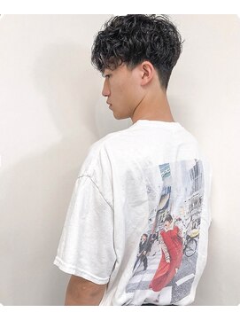 ガーランドウメダ(Garland umeda) 刈り上げマッシュ×パーマ