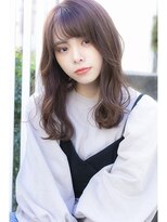 アジールヘア 北千住駅西口店(agir hair)&nbsp;バイオレットハイライトグレージュオルチャン北千住学割U24