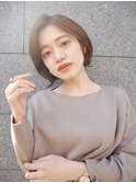 かきあげバング/外ハネボブ【有海一生】/髪質改善