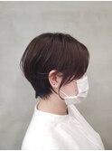 ショート/束感ショート/チョコレート/大人ガーリー/イメチェン