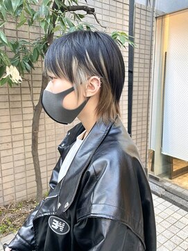 ノブレス(NOBLESSE) ウルフカットカット/インナーベージュ/nagata