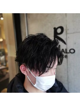 レガロ 北口店(REGALO) ツーブロックパーマ×韓国へアーサイドパート/20代30代40代50代