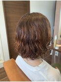 20代30代40代50代 大人可愛いなみなみウェーブ ブラウン