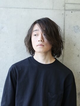 ソロ(soLo) ミディアム無造作パーマ【染谷】