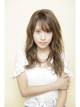 アフロディーテ 銀座(APHRODITE GINZA) 黒髪/グレーベージュ/レイヤーロング/前髪パーマ/銀座