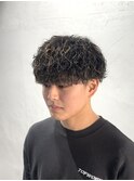 【曽我尾真生】波巻きパーマ/メンズパーマ/マッシュパーマ