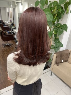 インビテーション(invitation) ブリーチなし チェリーレッド 赤ピンク