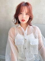 リベルテ(LIBERTE)&nbsp;Liberte銀座 大人かわいいくびれボブ×透明感オレンジブラウン