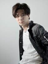 エムスラッシュ アヴェダ 自由が丘(M.SLASH AVEDA)&nbsp;かきあげバング/マッシュパーマ/オリーブアッシュ/自由が丘