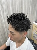 【大人スパイキーショート×スキンフェード】