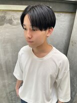 ロディーナコク 大口 新子安(rodina.coc)&nbsp;【韓国風】ナチュラルセンターパート/黒髪ショート/テクノカット