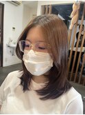 毛先ワンカール×レイヤーカット×小顔カット　20代30代40代
