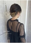 結婚式お呼ばれヘア
