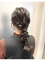 ハルキミナト ジャパン ヨコハマ(HARUKI MINATO japan YOKOHAMA)&nbsp;編み下ろしアレンジ/横浜ヘアセット