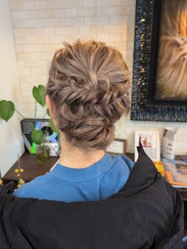 ボアップ 難波店(boappu) #ヘアアレンジ#お呼ばれヘア#シニヨン