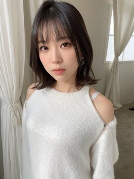 レビジュヘアー 桂店(LEVIJU HAIR) 大人可愛い20代30代40代小顔ウルフレイヤーボブ丸みショートボブ