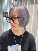 ウルフカット ケアブリーチ カラーバター 推しカラー