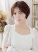 チェリーレッド丸みミニウルフショートc7戸田公園20代30代40代