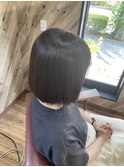 ぱっつんボブ