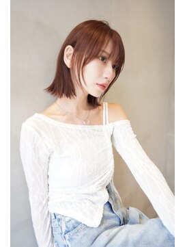 ニコ トウキョウ 渋谷(nico TOKYO) ボブレイヤーカット顔周りレイヤーウルフハッシュカットシャギー