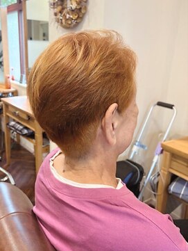 クロス(CROSS) 60代70代/後頭部ふんわり/ハンサムショート