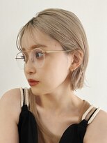 ノイカーム(noi Calm) 髪質改善トリートメントミルクティーベージュカラーくびれヘア