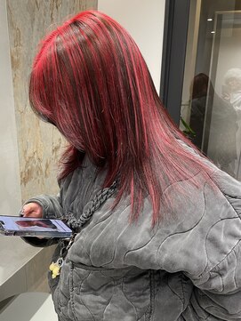 ソル 栄矢場町(SOL) ハイライトカラー/ワインレッド/レッドカラー