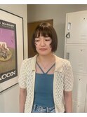 黒髪/オリーブグレー/小顔/ココアベージュ/津田沼駅