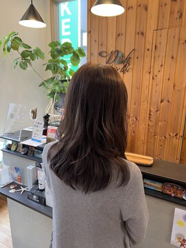 ディッシュ 五反田(dish) 脱白髪染め/ベージュ/レイヤーカット/五反田美容室