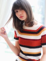 ヴィヴィ(VIVIE)&nbsp;オリーブグレー小顔前髪質改善内巻き韓国レイヤーココアベージュ