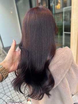 ジル アンク(Jill ankh) 《姫路 Jillankh》ラベンダーカラー 髪質改善 顔周りカット