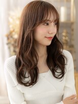 カバーヘア ブリス 志木南口駅前店(COVER HAIR bliss)&nbsp;モテ髪シースルー前髪ラフウェーブくびれヘアh4志木20代30代40代