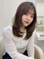 アイトーキョーエス 渋谷(AI TOKYO S) 着物ヘア/チョコブラウン/ミディアムレイヤーカット/渋谷