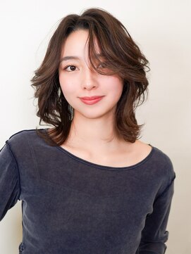 ラフィスヘアー シャルム 渋谷店(La fith hair charme) 【La fith】レイヤーボブ×カーテンバング×くびれシルエット