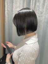 ロンドアジュール 横浜(Lond azur) レイヤーボブ/ラテグレージュ/韓国巻き/顔周りカット