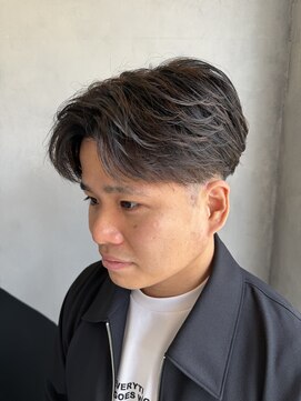 メンズココ 清澄白河店(MENS COCO) 毛流れショートセンターパート刈り上げ