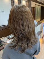 ブルーテーフ(Bleu Terre) 盛岡【白髪ぼかしハイライト】白髪を隠すから活かすブラウン◎