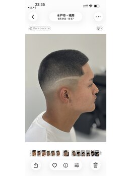 デイワン(Day one)の写真/マンツーマンのサロンで叶える旬のショートとフェードが輝くスタイル☆
