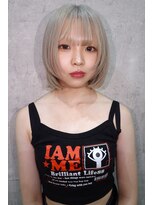 ヘアメイク エイト キリシマ(hair make No.8 kirishima)&nbsp;レイヤーボブ+ハイトーンカラー