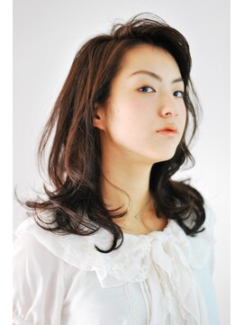 キミドリ(KIMIDORI) ひし形レイヤーふわミディ【恵比寿KIMIDORI】