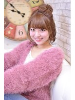 メイズ(MAZE) ボブのハーフおだんごアレンジ【メイズ東中野・鍛原志行】