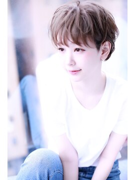 クラウドゼロ(Cloud zero) 大人キレイ　アッシュ小顔ショートボブ【Cirrus by Cloud zero】