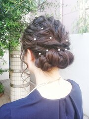 ギブソンタック　ヘアアレンジ