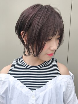 リバイブ ヘア アンド スパ(Revive HAIR&SPA) REVIVE パープルグレージュ 大人前下がりショート