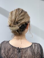 ジーナ 梅田(Zina)&nbsp;ボブでも可愛く＊ことりベージュ×ドレスヘア