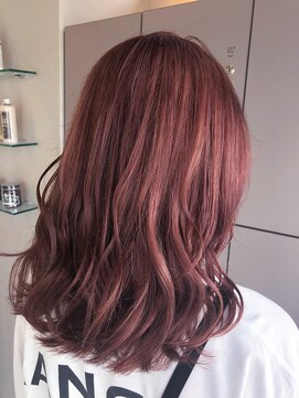 エイト 沖縄豊崎店(EIGHT toyosaki) 【EIGHT 豊崎】お客様スタイル_ピンクベージュ