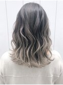 ハイグラアッシュグレー_セミウェットウェーブ_ba308102