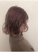 【千葉駅/celilo/金子勇輝】外ハネボブ×ピンクカラー