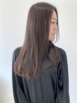 フォーク FOLK 【FOLK】暗くても透けるダークグレージュ！透明感カラー♪